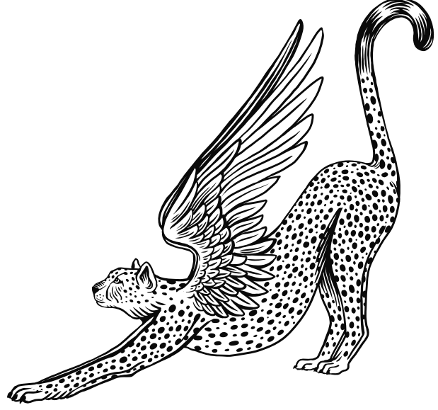 Leopard Artwork Scrolled